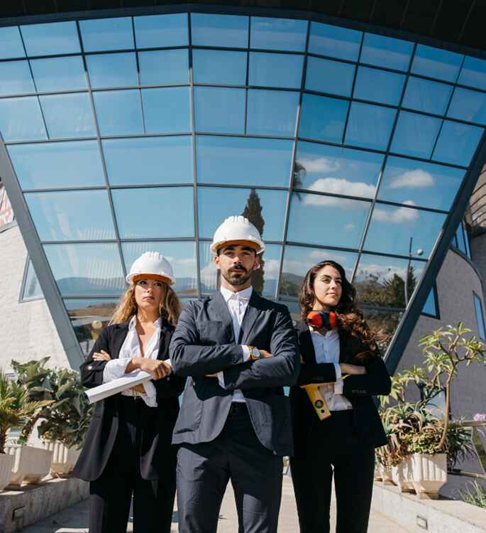 Skilled construction professionals providing workforce and labor services